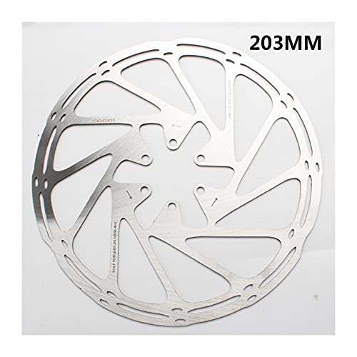 MTB Bike Bike Disc Freno Rotor Acero Inoxidable Línea central 160/180 / 203mm Bicicleta Bicicleta Hidráulico Discos de freno Rotores 6 Tornillos para SRAM Freno de Bicicleta Accesorio de Ciclismo