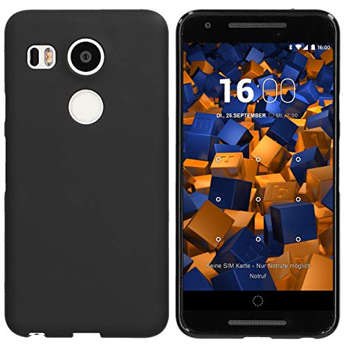 mumbi Funda compatible con LG Nexus 5X, negro