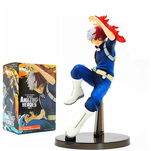 My Held - Figura de anime Midoriya Izuku Bakugou Katsuki Todoroki (PVC, sin caja, tamaño: 19 cm)