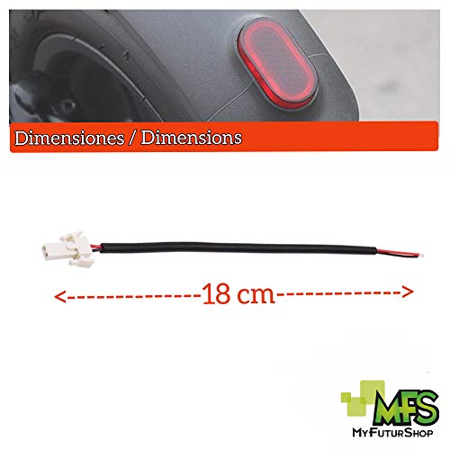 Myfuturshop® Cable de batería a luz de Freno Compatible en Patinete eléctrico Xiaomi M365 Pro Pro2 Essential 1S