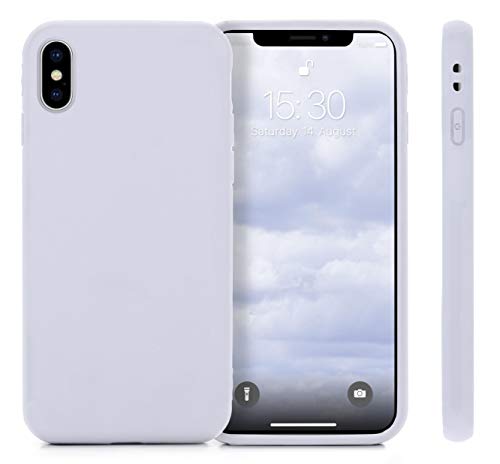 MyGadget Funda para Apple iPhone X/XS en Silicona TPU - Carcasa Slim & Flexible - Case Resistente Antigolpes y Anti choques - Ultra Protectora - Blanco