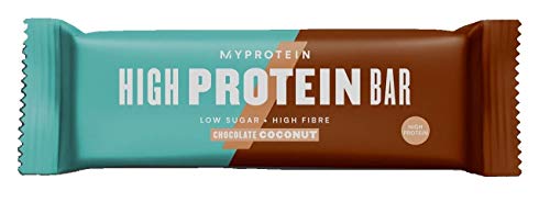 MyProtein High Bar Barritas de Proteínas, Sabor Chocolate y Coco - 12 Barras