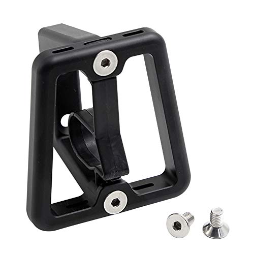 NAMYA Frente Carrier ock Mini Durable Profesional Racks Ciclismo Bolsa de Bicicleta Soporte de Pieza Accesorios Ultraligeros Herramienta Plegable Bicicleta Aleación de Aluminio Para Brompton (negro)