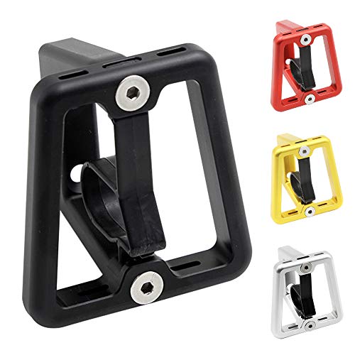 NAMYA Frente Carrier ock Mini Durable Profesional Racks Ciclismo Bolsa de Bicicleta Soporte de Pieza Accesorios Ultraligeros Herramienta Plegable Bicicleta Aleación de Aluminio Para Brompton (negro)