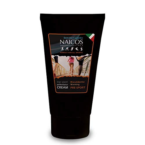 Naycos  - Crema de calentamiento muscular profesional (Antes-Carrera) - Producto italiano - 150 ml