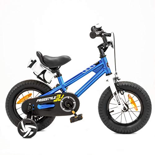 NB Parts - Bicicleta infantil para niños y niñas, BMX, a partir de 3 años, 12 pulgadas / 16 pulgadas, color azul, tamaño 12