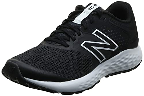 New Balance 520v7, Zapatillas para Correr Mujer, Black/White, 36 EU