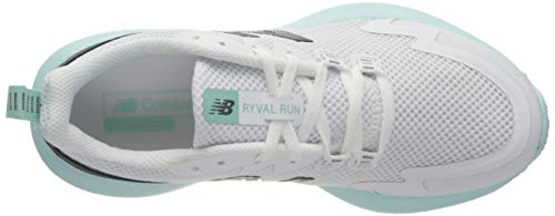 New Balance Ryval Run, Zapatillas para Correr de Carretera, Blanco (White/Light Turquoise), 36.5 EU