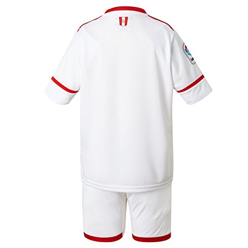 New Balance Sevilla FC Primera Equipación 2017-2018 Niño, Conjunto, Blanco, Talla SB