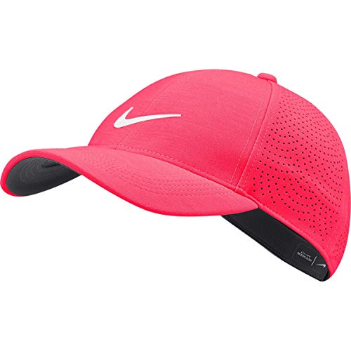 NIKE BV1079-644 Gorra para Mujer, Laser Crimson/Anthracite/White, Talla Única