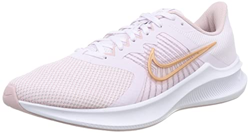 Nike Downshifter 11, Zapatos para Correr Mujer, Light Violet Champagne White Metallic Red Bronze, 40 EU