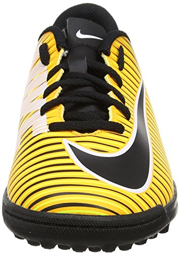 Nike Jr Mercurialx Vortex III TF, Botas de fútbol Unisex Adulto, Naranja (Laser Orange/Black/White/Volt), 37.5 EU