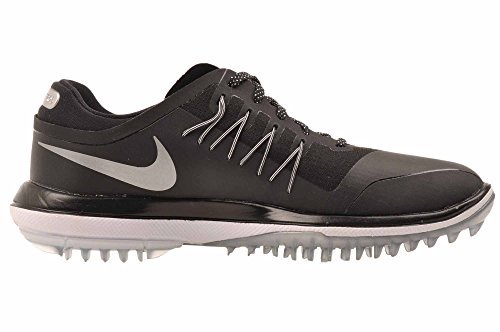 NIKE Lunar Control Vapor Zapatillas Deportivas de Golf, Mujer, Negro (Black/Metallic Silver/White), 38.5 EU