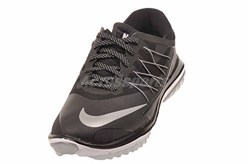 NIKE Lunar Control Vapor Zapatillas Deportivas de Golf, Mujer, Negro (Black/Metallic Silver/White), 38.5 EU