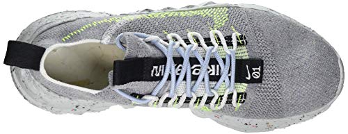 Nike Space Hippie 01, Zapatillas Deportivas Hombre, Grey Volt Glow Photon Dust, 36.5 EU