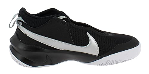 Nike Team Hustle D 10 GS, Zapatillas Deportivas, Black Mtlc Silver Volt White, 40 EU