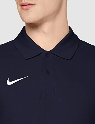 Nike TS Core Polo, Hombre, Azul Marino / Blanco (Obsidian / White), S