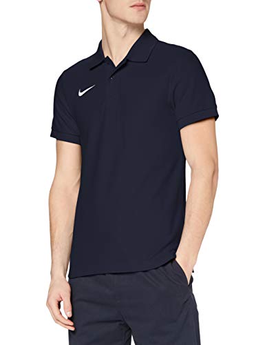 Nike TS Core Polo, Hombre, Azul Marino / Blanco (Obsidian / White), S