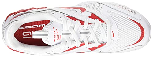 Nike Zoom Air Fire, Zapatillas Deportivas para Hombre, White University Red Metallic Silver, 37.5 EU