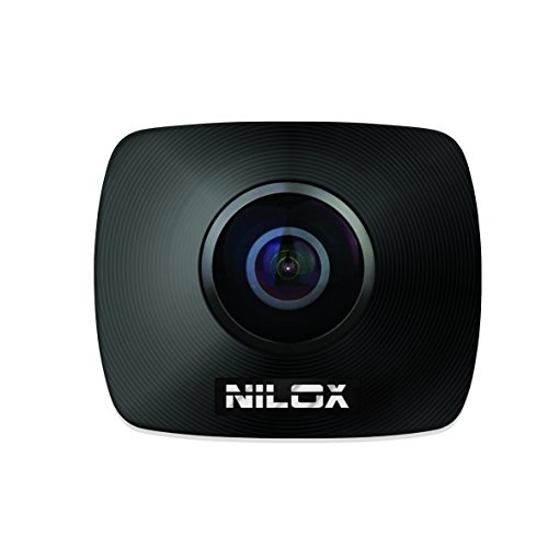 Nilox Action CAM EVO 360 + videocámara Full HD, 1920 x 960P, 30 fps, 4.5 MP, Negro