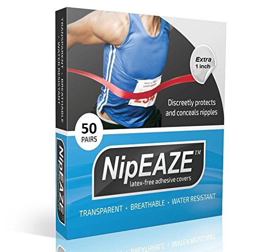 NipEaze - Value Pack - The Original Transparent Nip Protector - Nipple Chafing Prevention, Regular - 62 Pairs