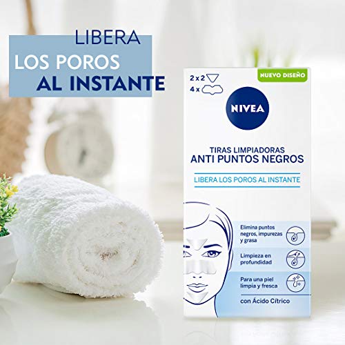 NIVEA Tiras Limpiadoras Purificantes Zona T para Cara y Rostro, 6 Unidades