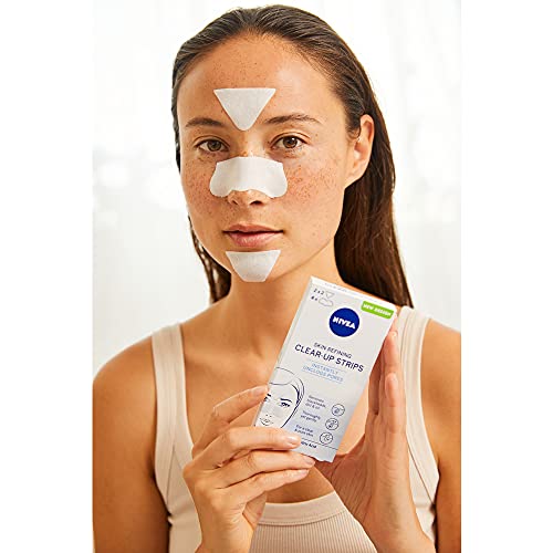 NIVEA Tiras Limpiadoras Purificantes Zona T para Cara y Rostro, 6 Unidades