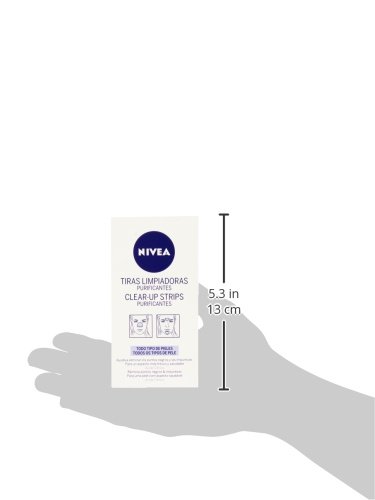 NIVEA Tiras Limpiadoras Purificantes Zona T para Cara y Rostro, 6 Unidades