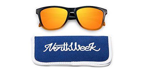 NORTHWEEK Gradiant Gafas de sol, Naranja, 52 Unisex