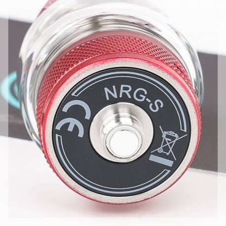 NRG-S Tank, Vaporesso Original NRG-S Tank 8ml de capacidad compatible con los núcleos GT y sistema fácil de empujar para llenar Fit GEN S Kit E-cig Vape Atomizer