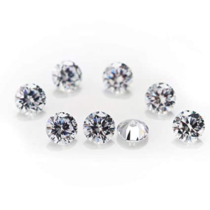 NST AAAAA Calidad MÁQUINA Redonda Cortar Piedra Zirconia CÚBICA Blanca Piedra Suelta CZ Piedras (1.60MM 1000PCS)