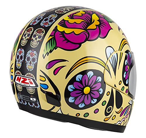 NZI - Casco Integral Activy 3 Mexican Skulls Calaveras mejicanas (L 58-59 cms)