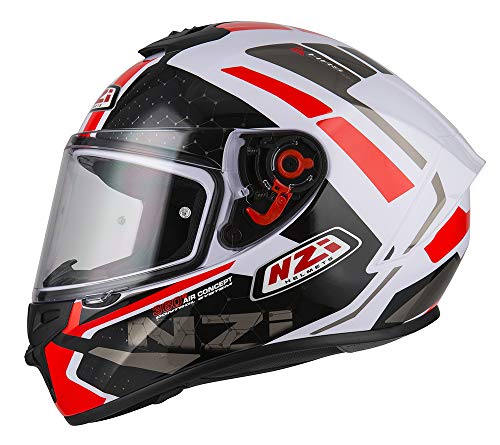 NZI - Casco Integral NZI Trendy (S 55-56 cm, OVERTAKING White&Red)