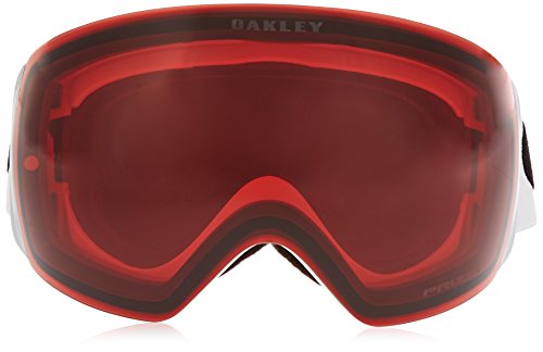 Oakley Skibrille Flight Deck - Gafas de esquí, color blanco mate (matte white/prizm rose)