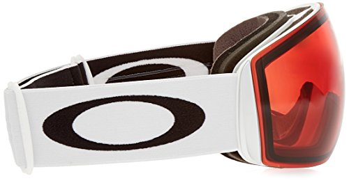 Oakley Skibrille Flight Deck - Gafas de esquí, color blanco mate (matte white/prizm rose)