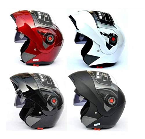 OLEEKA Doble visor del casco de la motocicleta Modular Cover Up Motocross Helmet Race Doble lente capacete Cascos de motocicleta