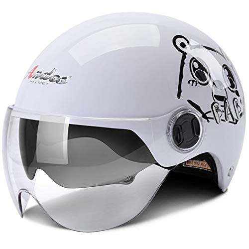 OLEEKA Flip Up 2 Viseras Moto Motocross Casco Riding Scooter Crash Casco Protección UV Casco de moto