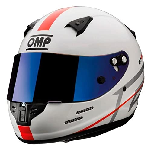 OMC Kj8 Evo Cmr Casco Karting Blanco Talla L