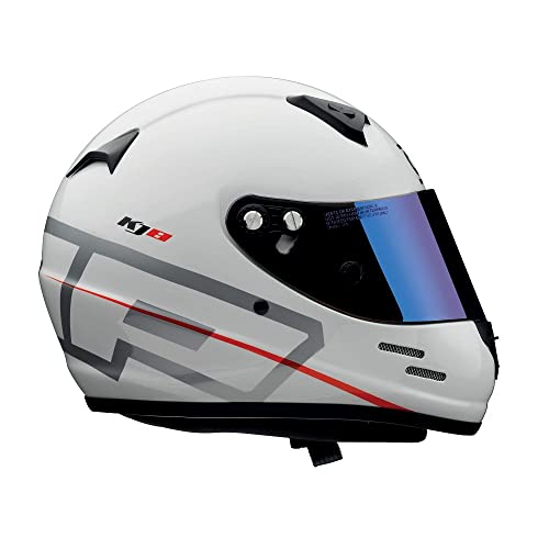 OMC Kj8 Evo Cmr Casco Karting Blanco Talla L