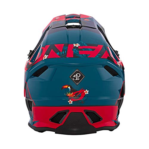 Oneal Blade Polyacrylite Helmet Rio Red L (59/60 cm) Casco Moto MX-Motocross, Adultos Unisex