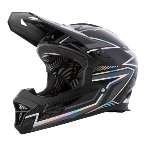 Oneal Fury Helmet Rapid Black M (55/56cm) Casco Moto MX-Motocross, Adultos Unisex