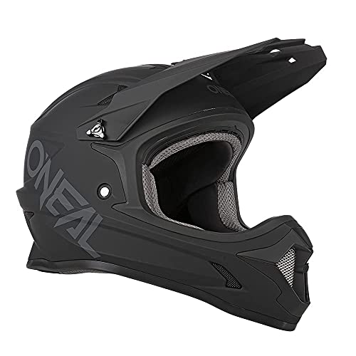 O'Neal Kinder Fullfacehelm Sonus Solid, Schwarz, M, 0481-75