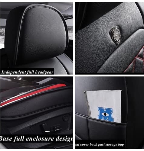 onedtsky Fundas Asientos Coche Universales para Opel GT Cascada Corsa Corsa e Meriva Vectra Insignia Adam Grandland X Accesorios Coche, Estándar Negro