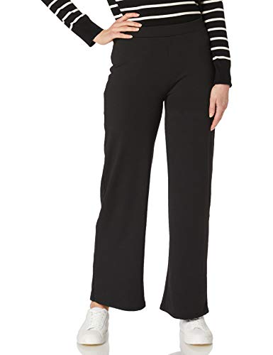 Only Onlfever Wide Pants Jrs Pantaln de Vestir, Negro, S para Mujer