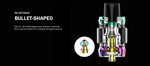 Original Vaporesso SKRR S Tank with QF Strips and QF Meshed Coil 8ml Atomizer Vape Compatible with GT Coils (Silver)