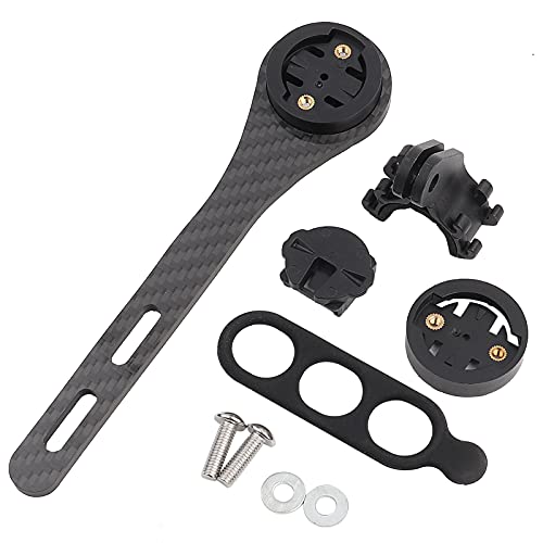 OUKENS Soporte para Ordenador de Bicicleta, vástago de Manillar Integrado para Ordenador de Ciclismo de Carretera para Garmin para la Serie Bryton(for Garmin)