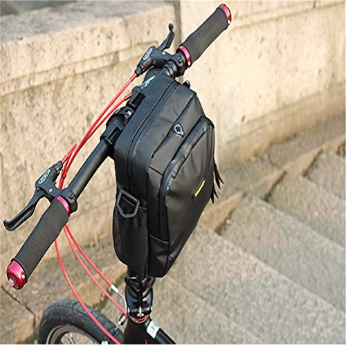 OYHN Bolsa de Manillar de Bicicleta de 4 l Bolsa de Bicicleta portátil Impermeable de Gran Capacidad Bolsa de Bicicleta de Nylon Bolsa de Bicicleta Bicicleta de Bicicleta Bicicleta