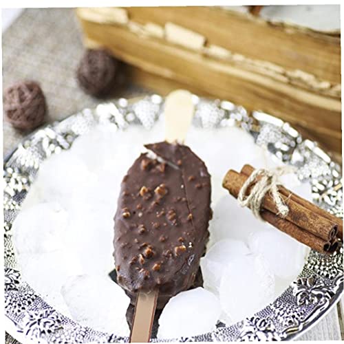 Palos Polo del helado artesanal Palos Acrílico para Candy fiesta en casa de Apple Niños proyectos de bricolaje de oro rosa 50PCS, palitos de helado