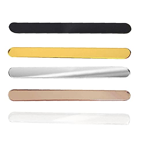 Palos Polo del helado artesanal Palos Acrílico para Candy fiesta en casa de Apple Niños proyectos de bricolaje de plata 50PCS, Moho helado