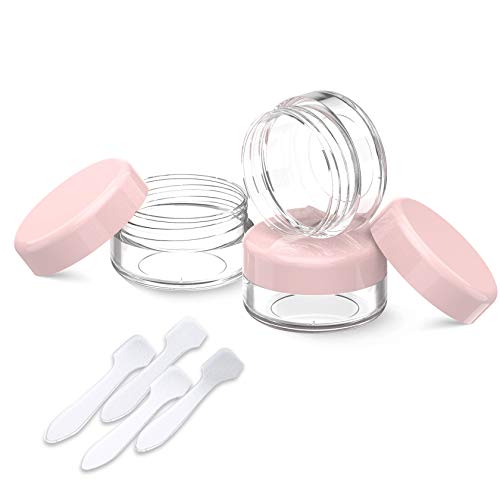 PAMIYO - Botes vacíos para cremas, 24 unidades, 10 ml, color rosa